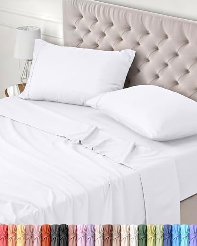 Utopia Bedding 3-Piece Sheet Set 90 x 190 cm – Brushed Microfiber Polyester – Oeko-Tex Certified – Fitted Sheet, Flat Sheet and 1 Pillowcase 50 x 75 cm (90 Bed, Grey)|B075JK3298