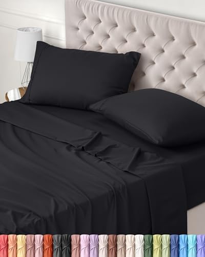 Utopia Bedding 3-Piece Sheet Set 90 x 190 cm – Brushed Microfiber Polyester – Oeko-Tex Certified – Fitted Sheet, Flat Sheet and 1 Pillowcase 50 x 75 cm (90 Bed, Grey)|B075JK3298