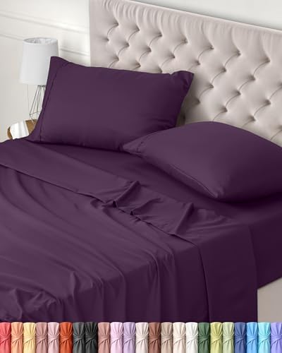 Utopia Bedding 3-Piece Sheet Set 90 x 190 cm – Brushed Microfiber Polyester – Oeko-Tex Certified – Fitted Sheet, Flat Sheet and 1 Pillowcase 50 x 75 cm (90 Bed, Grey)|B075JK3298