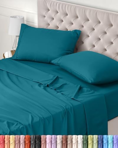 Utopia Bedding 3-Piece Sheet Set 90 x 190 cm – Brushed Microfiber Polyester – Oeko-Tex Certified – Fitted Sheet, Flat Sheet and 1 Pillowcase 50 x 75 cm (90 Bed, Grey)|B075JK3298