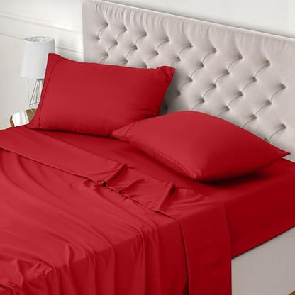 Utopia Bedding 3-Piece Sheet Set 90 x 190 cm – Brushed Microfiber Polyester – Oeko-Tex Certified – Fitted Sheet, Flat Sheet and 1 Pillowcase 50 x 75 cm (90 Bed, Grey)|B075JK3298