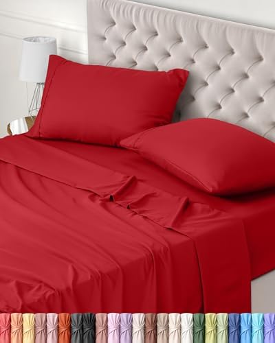 Utopia Bedding 3-Piece Sheet Set 90 x 190 cm – Brushed Microfiber Polyester – Oeko-Tex Certified – Fitted Sheet, Flat Sheet and 1 Pillowcase 50 x 75 cm (90 Bed, Grey)|B075JK3298
