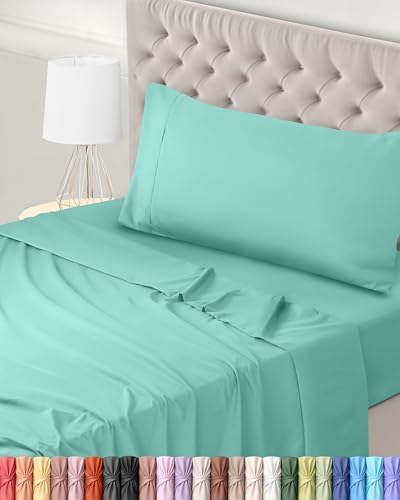 Utopia Bedding 3-Piece Sheet Set 90 x 190 cm – Brushed Microfiber Polyester – Oeko-Tex Certified – Fitted Sheet, Flat Sheet and 1 Pillowcase 50 x 75 cm (90 Bed, Grey)|B075JK3298