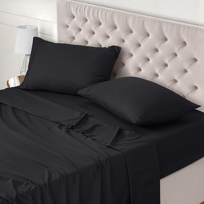 Utopia Bedding 3-Piece Sheet Set 90 x 190 cm – Brushed Microfiber Polyester – Oeko-Tex Certified – Fitted Sheet, Flat Sheet and 1 Pillowcase 50 x 75 cm (90 Bed, Grey)|B075JK3298