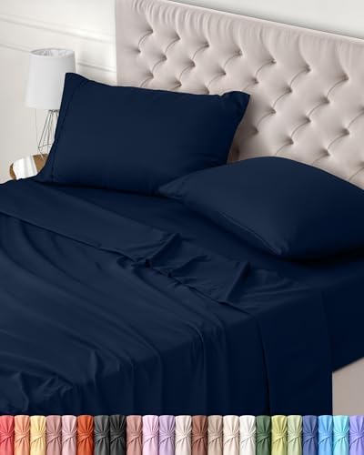 Utopia Bedding 3-Piece Sheet Set 90 x 190 cm – Brushed Microfiber Polyester – Oeko-Tex Certified – Fitted Sheet, Flat Sheet and 1 Pillowcase 50 x 75 cm (90 Bed, Grey)|B075JK3298