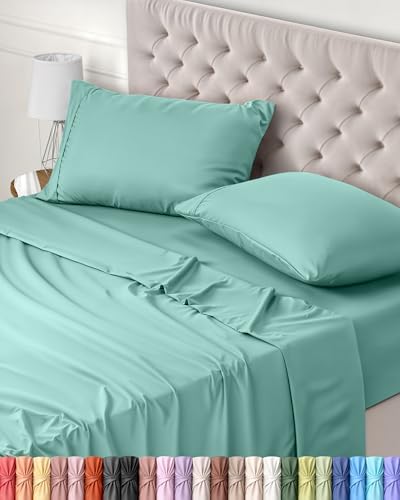 Utopia Bedding 3-Piece Sheet Set 90 x 190 cm – Brushed Microfiber Polyester – Oeko-Tex Certified – Fitted Sheet, Flat Sheet and 1 Pillowcase 50 x 75 cm (90 Bed, Grey)|B075JK3298