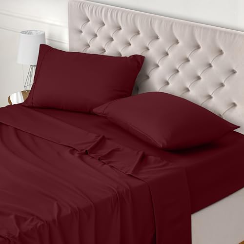 Utopia Bedding 3-Piece Sheet Set 90 x 190 cm – Brushed Microfiber Polyester – Oeko-Tex Certified – Fitted Sheet, Flat Sheet and 1 Pillowcase 50 x 75 cm (90 Bed, Grey)|B075JK3298
