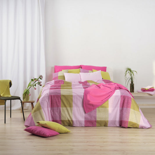 Funda nórdica Bath rosa 100% algodón