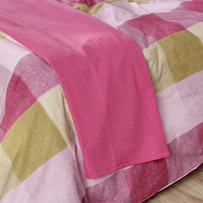 Funda nórdica Bath rosa 100% algodón