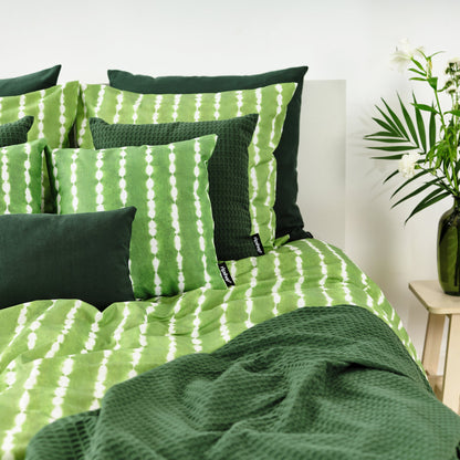 Funda nórdica Bolton Verde 100% algodón