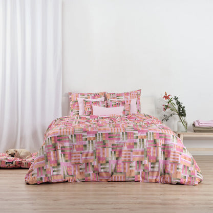 Funda nórdica Diss Fucsia 100% algodón