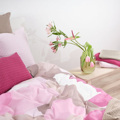 Funda nórdica Dundee Rosa 100% algodón