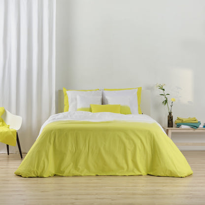 Funda nórdica Fowey Amarillo 100% algodón