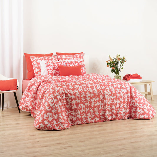 Funda nórdica reversible Halton Fresa 100% algodón