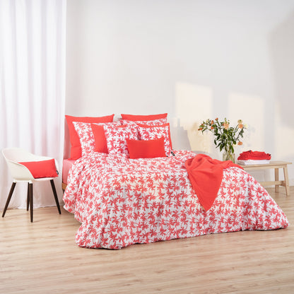 Funda nórdica reversible Halton Fresa 100% algodón