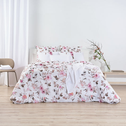 Funda nórdica Leeds Rosa 100% algodón