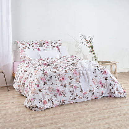 Funda nórdica Leeds Rosa 100% algodón