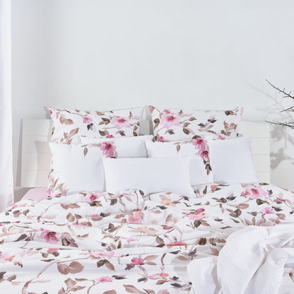 Funda nórdica Leeds Rosa 100% algodón
