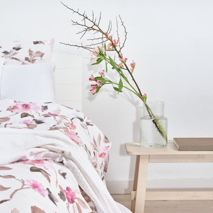 Funda nórdica Leeds Rosa 100% algodón