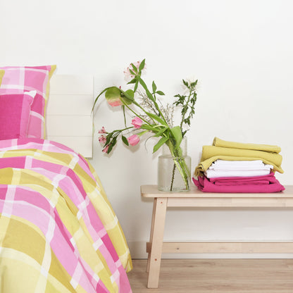 Funda nórdica Sutton Rosa 100% algodón