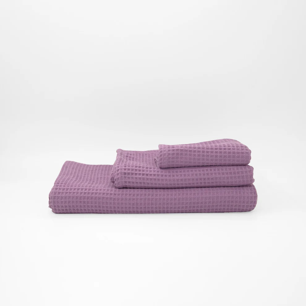 Pack 4 Toallas Waffle Premium Absorbentes Secado Rápido Spa