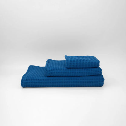 Pack 4 Toallas Waffle Premium Absorbentes Secado Rápido Spa
