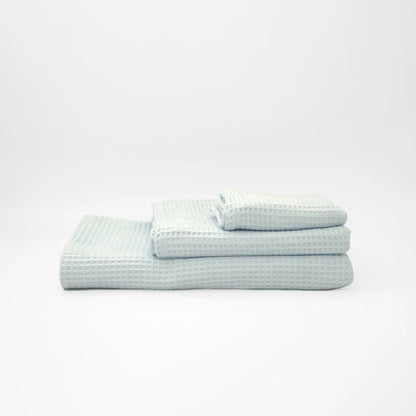 Pack 4 Toallas Waffle Premium Absorbentes Secado Rápido Spa