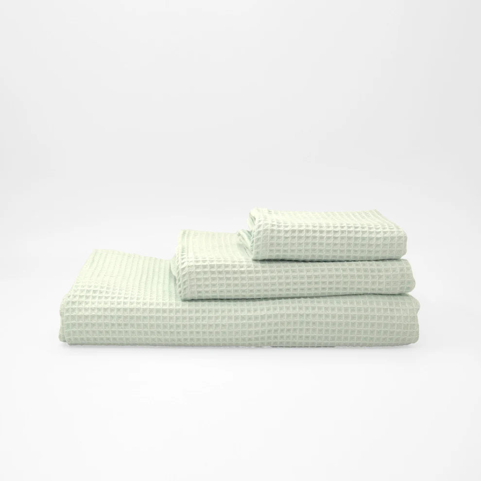 Pack 4 Toallas Waffle Premium Absorbentes Secado Rápido Spa