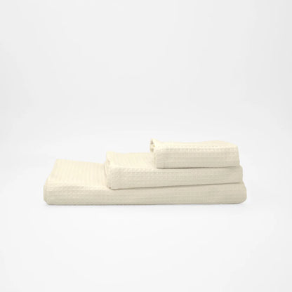 Pack 4 Toallas Waffle Premium Absorbentes Secado Rápido Spa